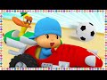 ⚽️ Playing Soccer in Vehicles! | Pocoyo in English - Official Channel | Cartoons for Kids