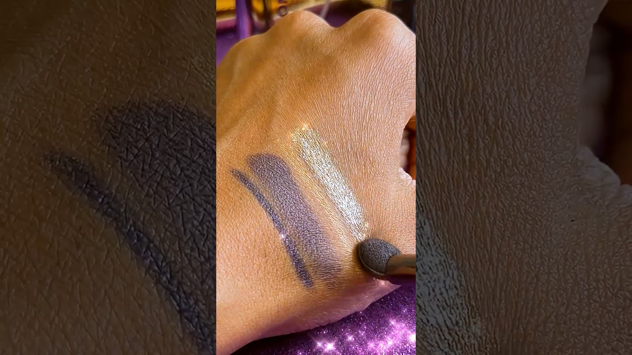 KIKO Milano - Holiday Xmas Purple & Gold Eyes Swatches