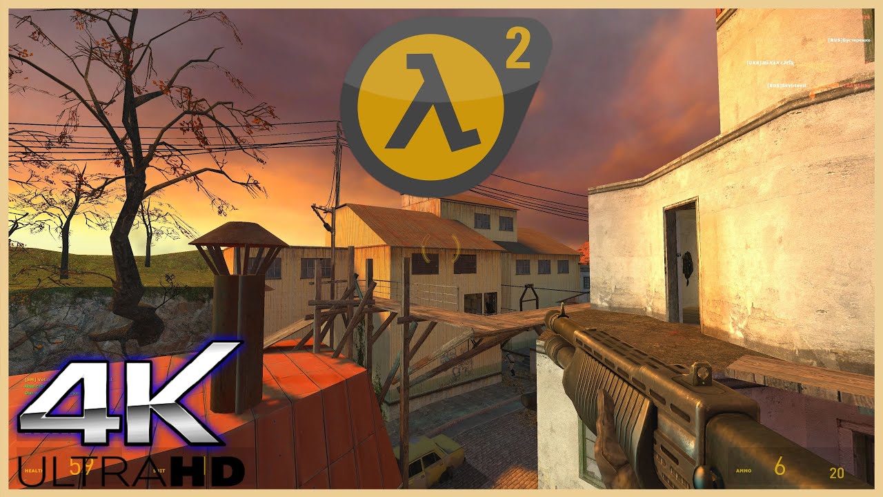 Half Life 2 Deathmatch 2020 DM Ravenholm Gameplay 4K