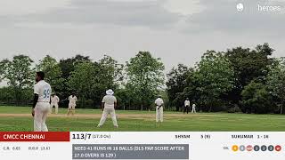 Live Cricket Match | Team Game Swingers vs CMCC Chennai | 02-Jul-23 07:39 AM 20 overs | CITY PREMIER