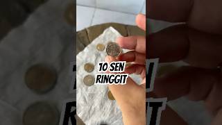 10 Sen Ringgit… ada juga. #koleksi #koin #ringgit #malaysia