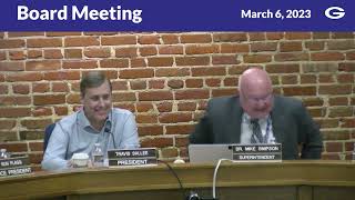 Board Meeting - March 6, 2023