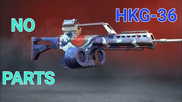 Modern ops/ NO PARTS HKG-36 machine gun gameplay
