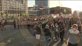 Hundreds of protesters gather in Brooklyn Sunday