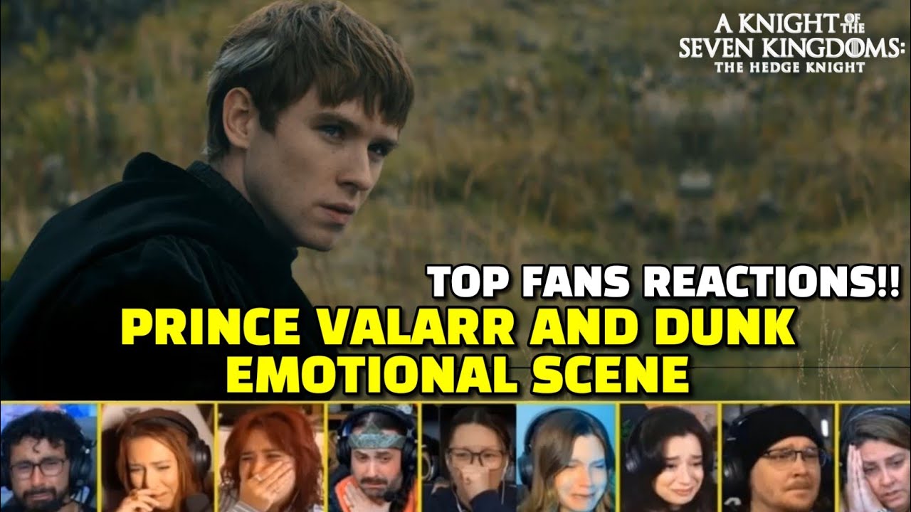Самые трогательные реакции на сцену с принцем Валарром и Дунком | «Рыцарь Семи Королевств», 1 сер...