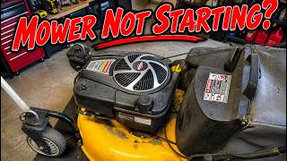 Mower Not Starting. Easy Free (Possible) Fix