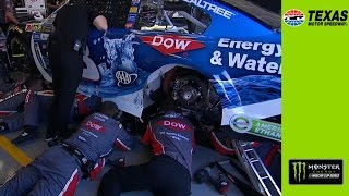 Austin dillon heads to the garage pre-race at texas