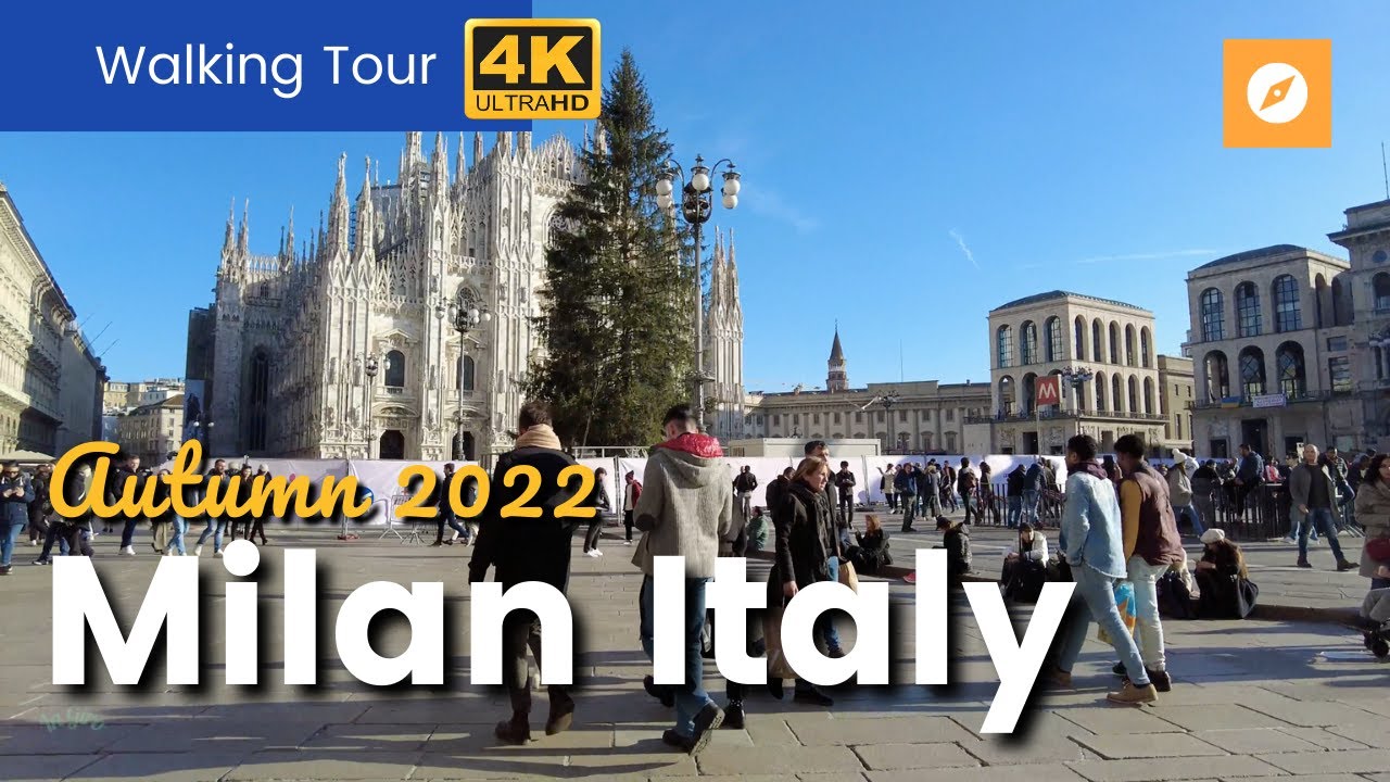 Milan Italy 🇮🇹 Autumn 2022 | Video Walks 4K