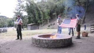 Cub Scout Pack 200 Flag Retirement Ceremony
