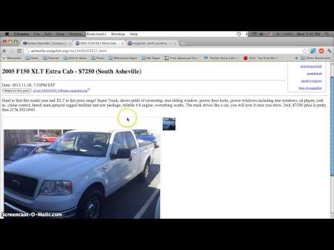 Craigslist North Carolina Used Cars for Sale by Owner - YouTube