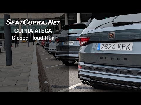 CUPRA Ateca Closed Road Run