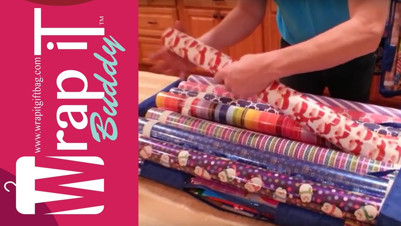 How to Store Your Gift Wrap and Wrapping Paper Vertical Like a PRO with  Wrap iT 