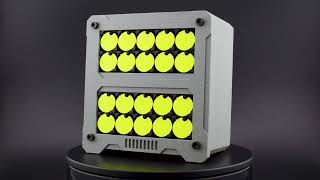 MORSEDOT Flip Dot Clock - Matte Grey Enclosure