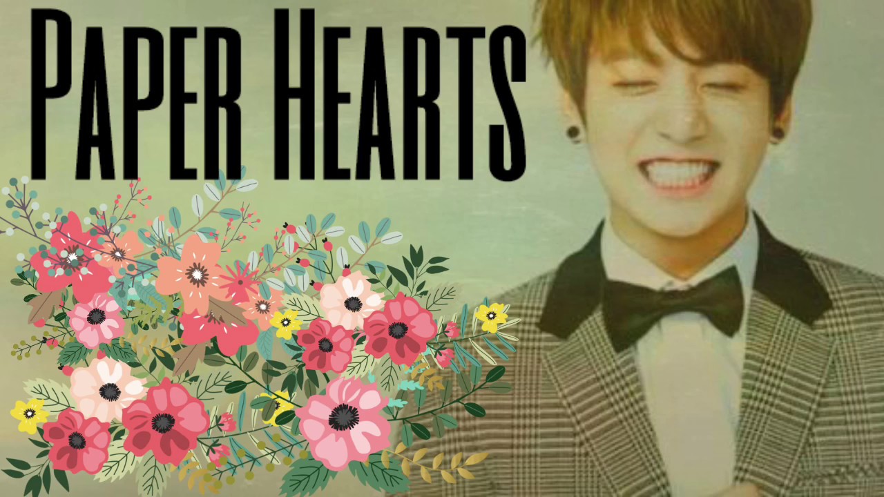 BTS JUNG KOOKPAPER HEARTS LYRICS YouTube