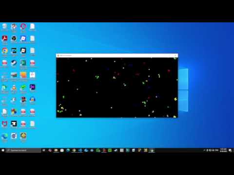 Cell simulation using particles | #particles #simulation #cells