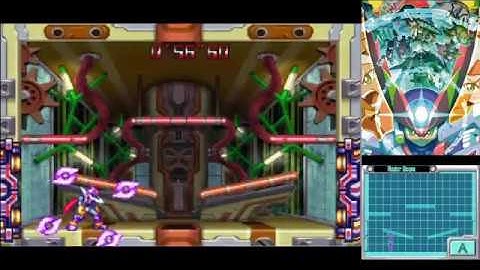Megaman ZX Advent (Expert/Maniac): Model P (Shield Variation) vs Tesrat/Hedgeshock - No Damage