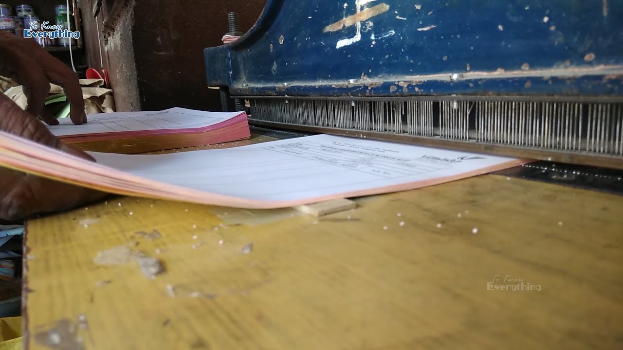 perforation machine Perforating Perforation Machine Bill Book