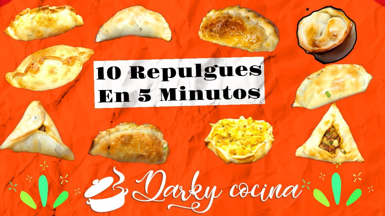 Repulgue Repulgue de Empanadas (10 TIPOS Diferentes) PASO A PASO para ...