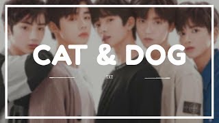 TXT - 'CAT & DOG' Easy Lyrics (SUB INDO)