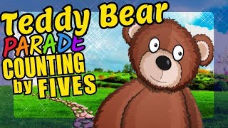 Teddy Bears Teaching Counting by Fives Educational Math Video for Kids