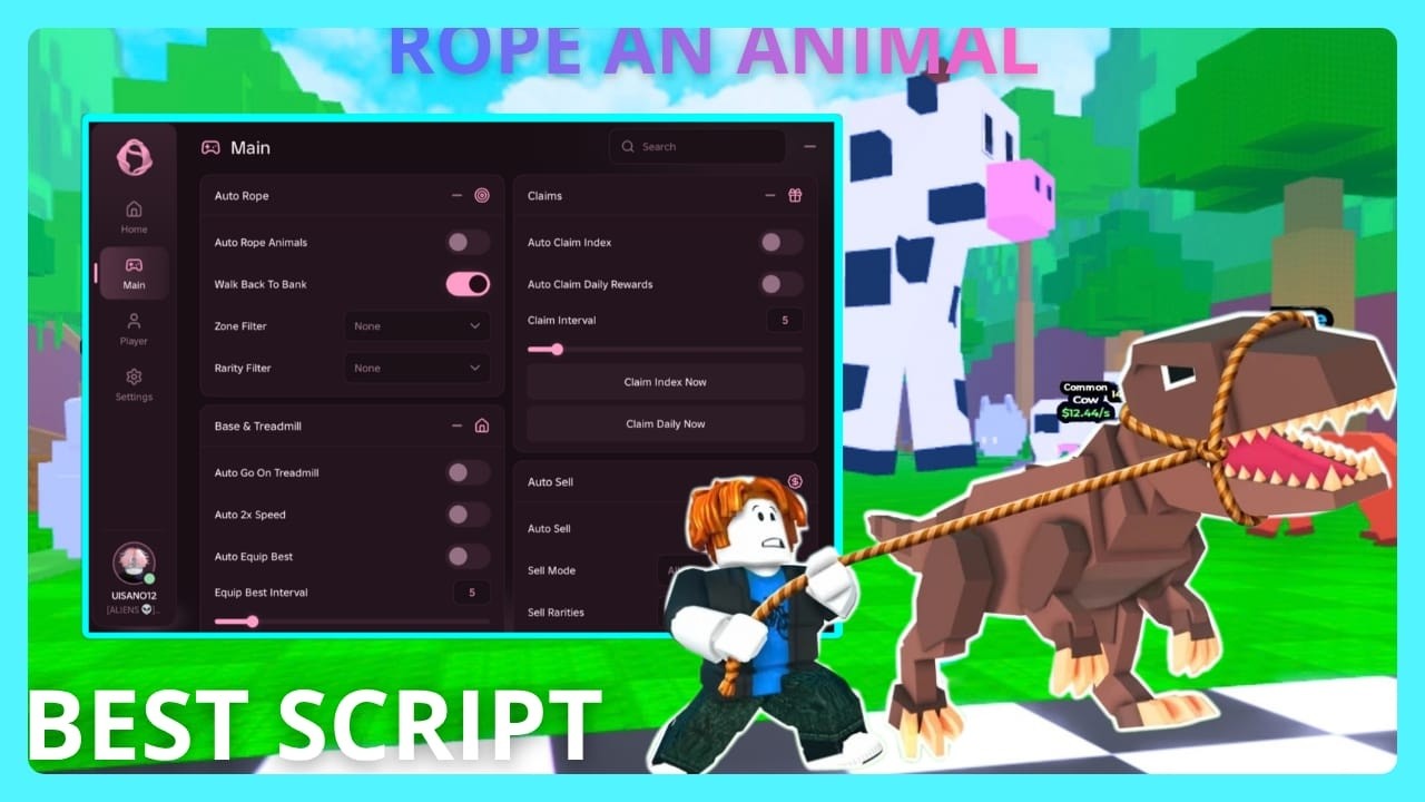 ROPE AN ANIMAL Script - BEST SCRIPT - YouTube