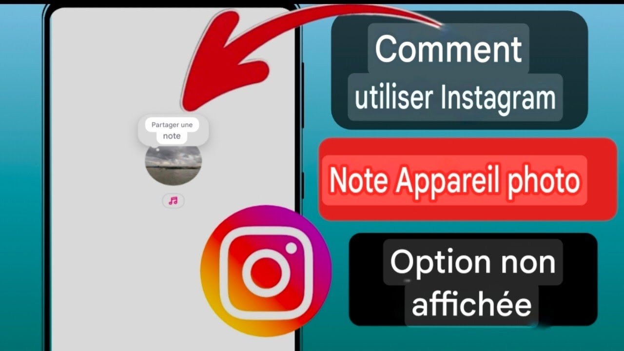 Correction de l'option Appareil photo des notes Instagram qui ne s'affiche pas