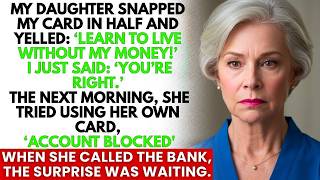 My Daughter Broke My Credit Card  ‘Learn To Live Without My Money!’ — The Next Day…