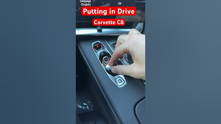 Putting in drive | Corvette C8 2LT #shorts