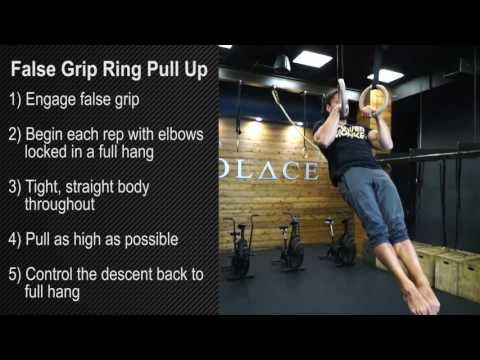 False Grip Ring Pull Up