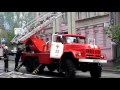 Горит дом. Пожар на ул. Петлюры (бывшая Коминтерна)\ Kiev. Building on fire