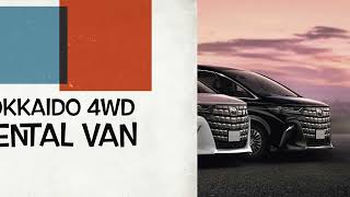 Rental Car 4WD van winter Hokkaido Plus Ski &amp; Snowboard Storage for Long-term Travel Smart in Japan