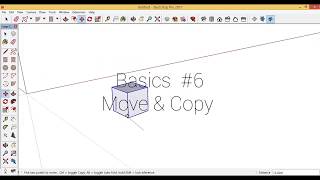 Sketchup Tutorials | Basics 6 | Move and Copy | Sketchup tutorials for beginners | sketchup |