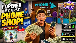 📱 I Opened My First Phone Shop! 💰 | Sunday City Life Sim (Android/iOS) screenshot 2