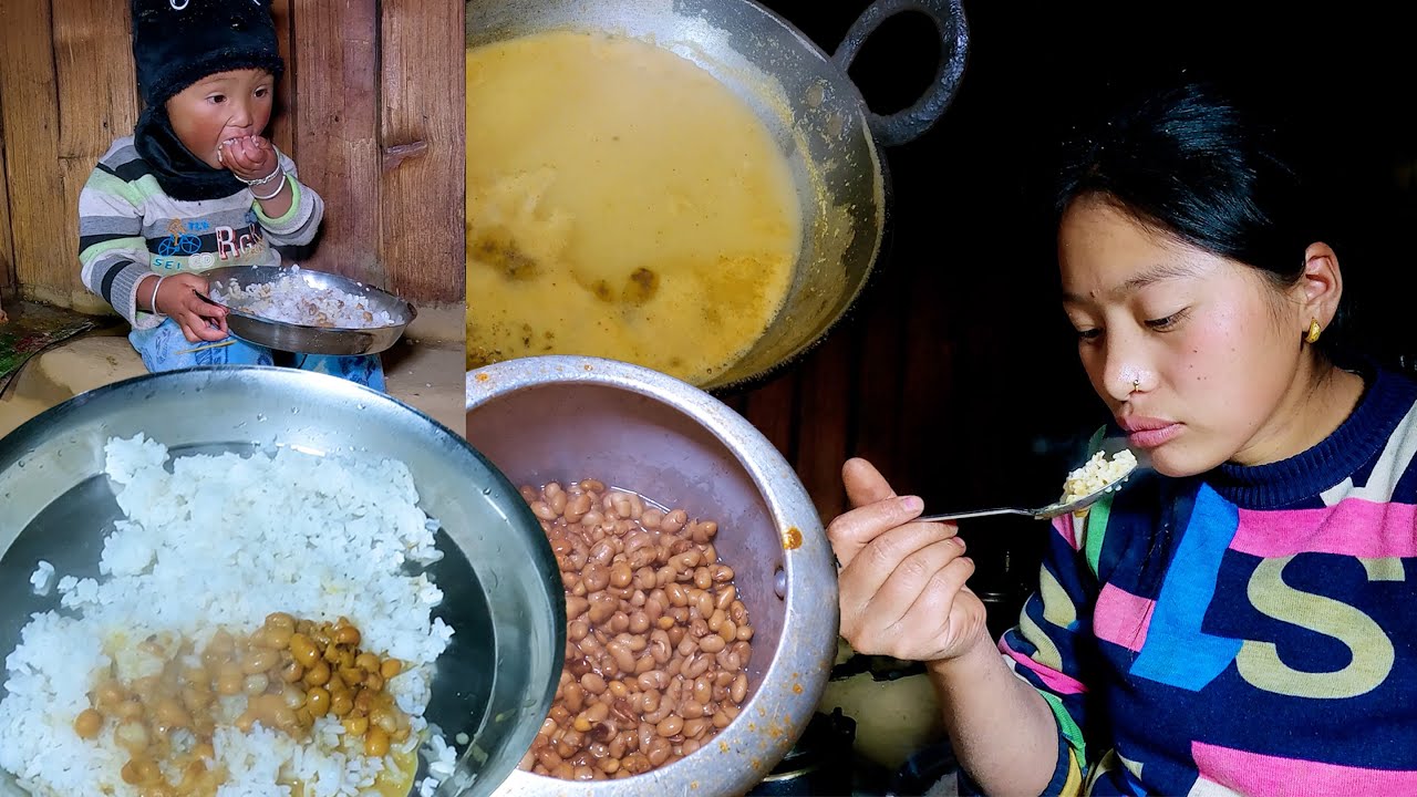 manjita's cooking | Himalayan food natural cooking style | shepherd life of Nepal