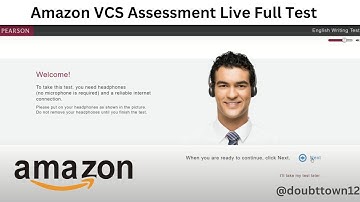 Amazon VCS Assessment || Amazon Virtual Customer Service Live Test
