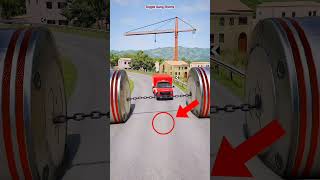 Super Cars Vs Van Vs Hydraulic  Crash - BeamNG.drive 😳🤯 #shorts