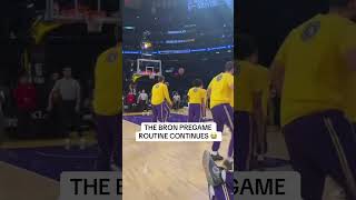 Celebrity LeBron’s pregame routine 🍿 Profile