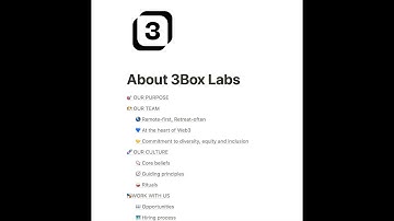 3Box Labs Hiring Process