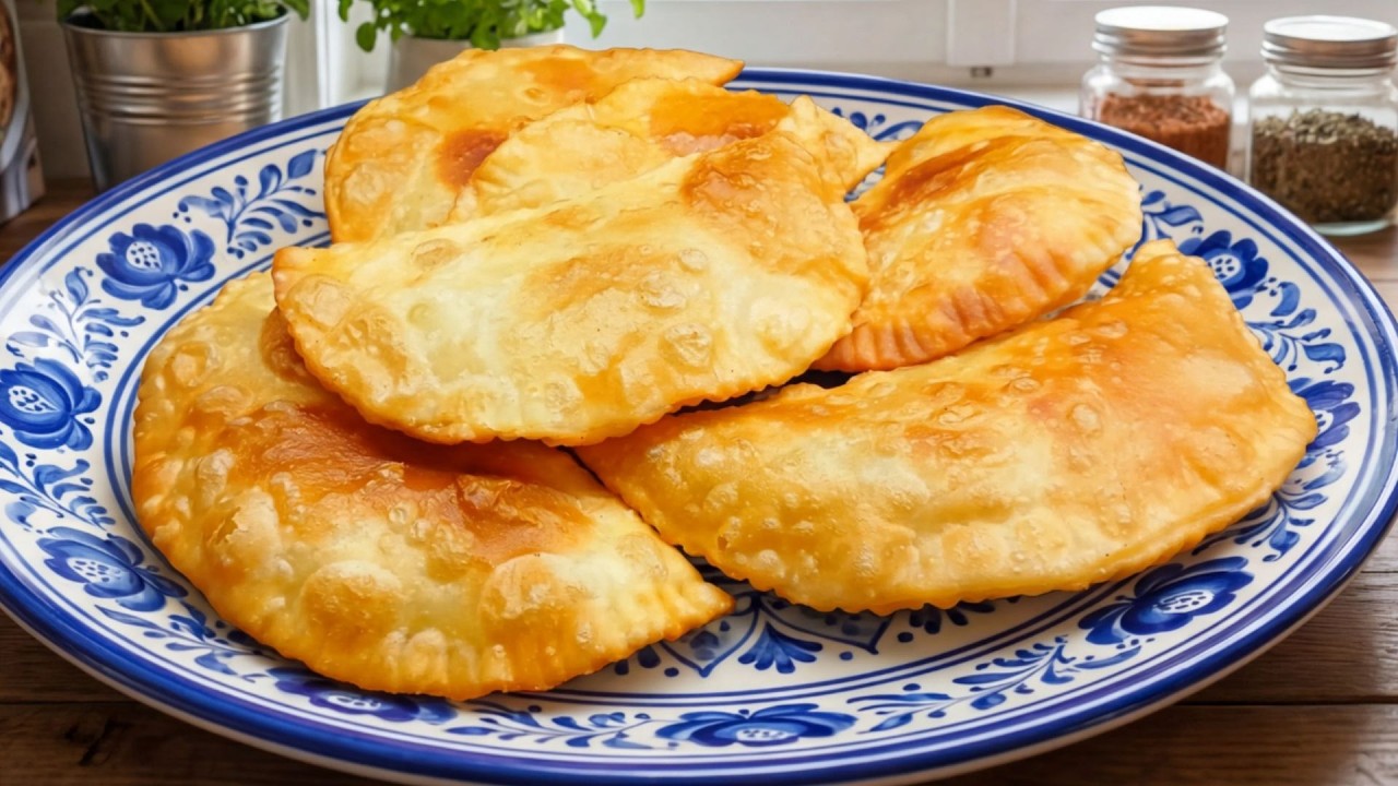 🥟CHICKEN CHEBUREKS🥟 #chickenchebureki #chickenpastypockets #cheburekirecipe #homecooking