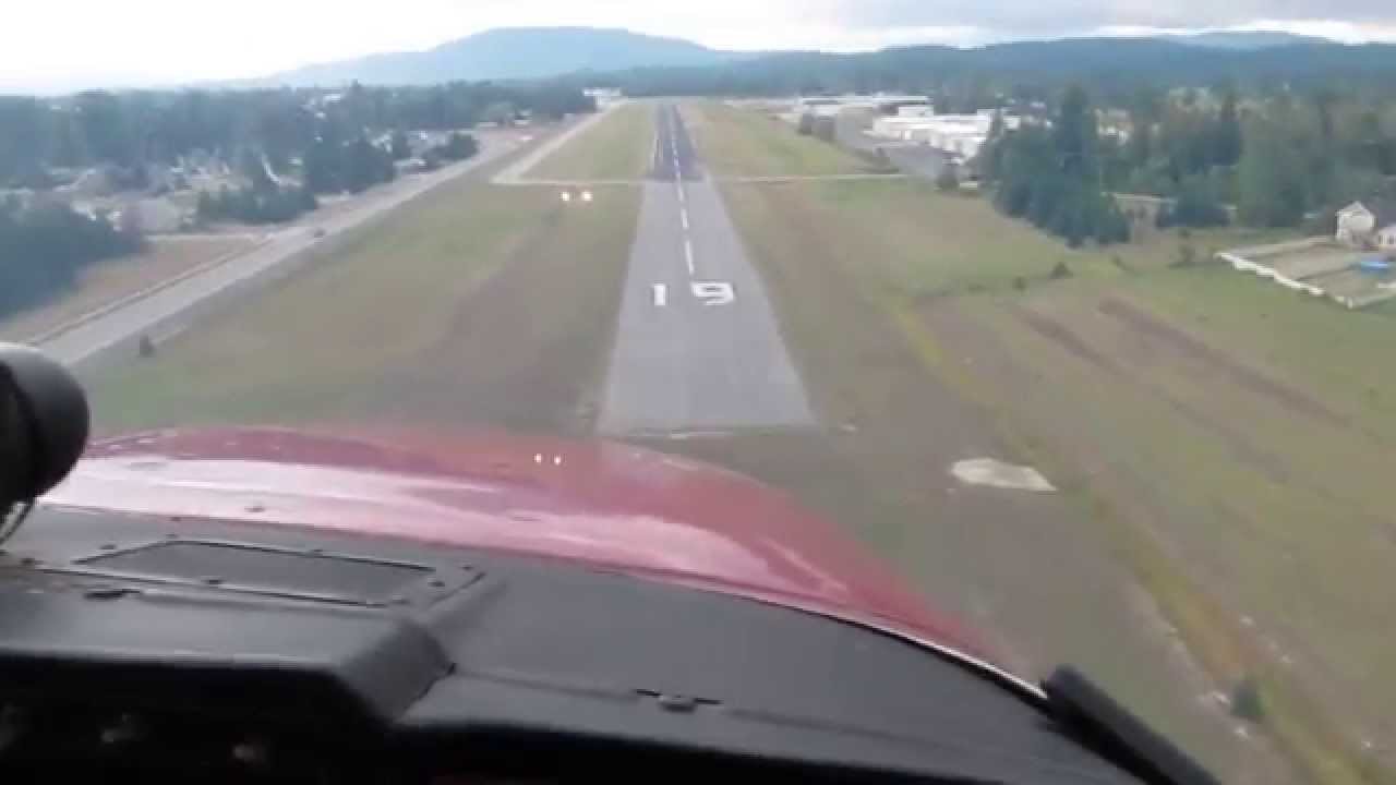 2012 Flight to the Pacific Northwest Landing at Sandpoint, Idaho