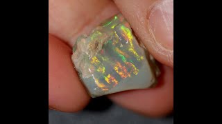 MVI 3301 Australian Opal Lightning Ridge Rough 11.8cts