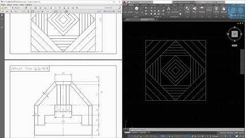 AI의 AutoCAD 17강-2 XLine, Offset, Trim, Extend 종합실습예제풀이