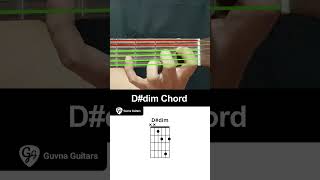 How To Play The D#dim Chord On Guitar - Guvna Guitars