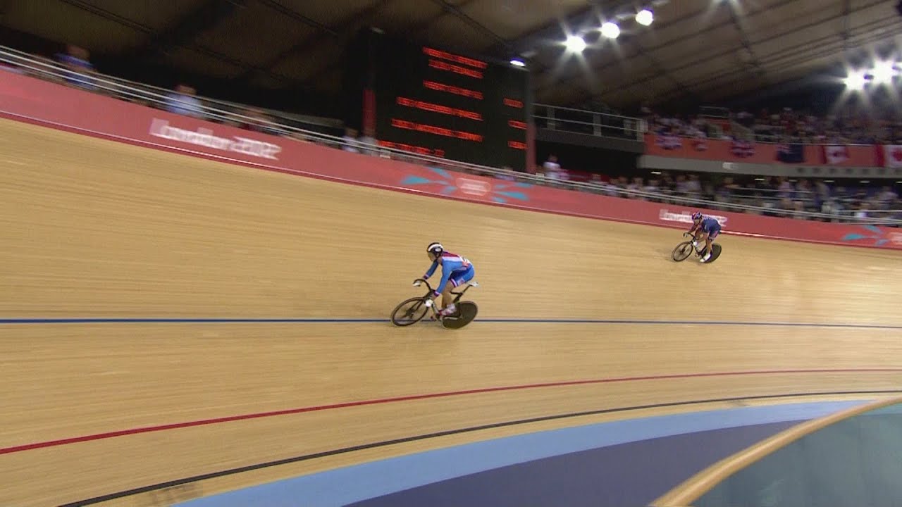 Спринт 1. Cycling track Top view.