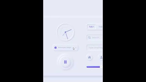 Neumorphic Elements with HTML CSS JS #programming #websitedesign #css #html #shortsfeed #python #js