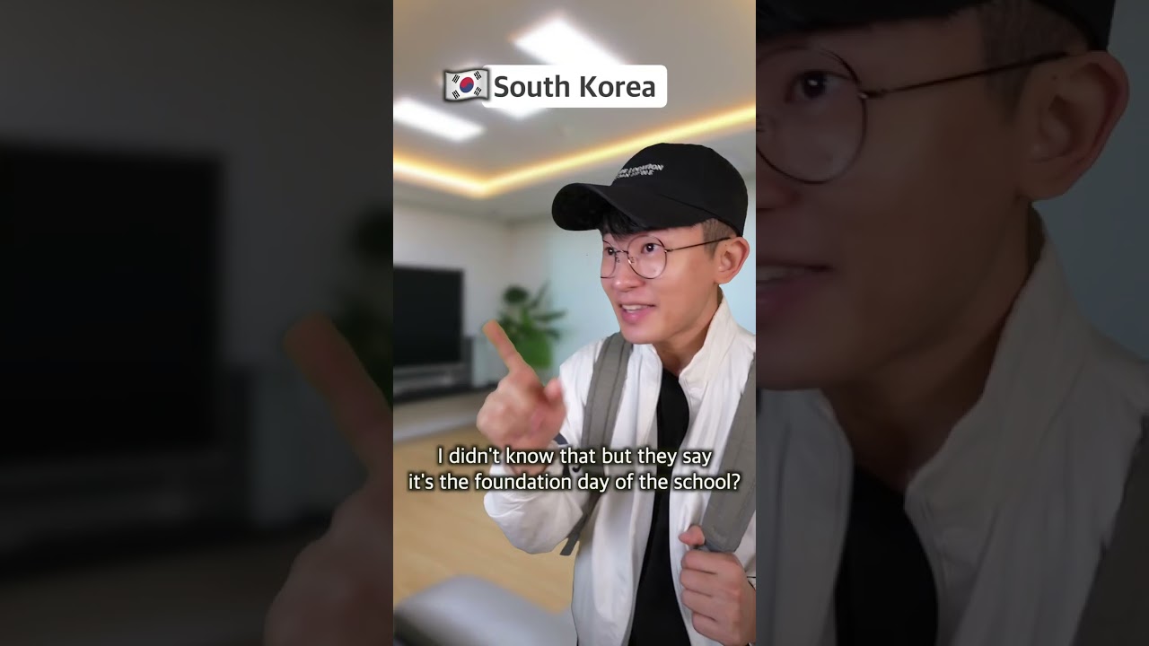 American school vs Korean school 🏫😂