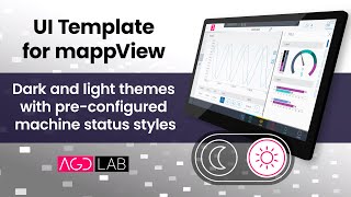 UI Template for mappView - Dark and light themes in your HMI project