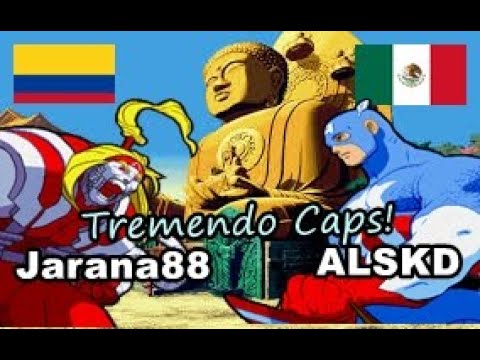 Tremendo Caps! - Marvel Super Heroes vs Street Fighter.