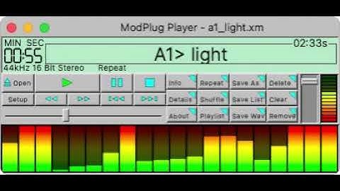 ModPlug Player v2 Alpha 3 - A1 light