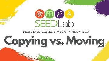 File Management with Windows 10 - Part 2: Saving Files - Copying vs. Moving